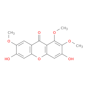 9H-Xanthen-9-one, 3,6-dihydroxy-1,2,7-trimethoxy-
