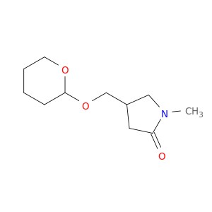 2-Pyrrolidinone, 1-methyl-4-[[(tetrahydro-2H-pyran-2-yl)oxy]methyl]-