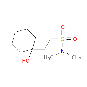 Cyclohexaneethanesulfonamide, 1-hydroxy-N,N-dimethyl-