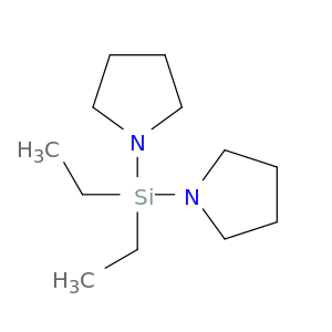 Pyrrolidine, 1,1'-(diethylsilylene)bis-