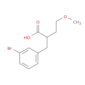 2-[(3-Bromophenyl)methyl]-4-methoxybutanoic Acid