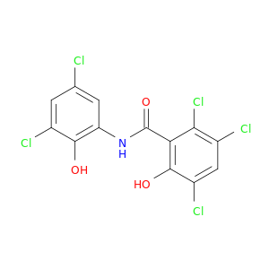 2,3,5-三氯-N-(3,5-二氯-2-羟基苯基)-6-羟基苯甲酰胺
