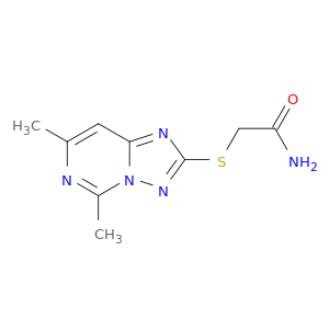 Acetamide, 2-[(5,7-dimethyl[1,2,4]triazolo[1,5-c]pyrimidin-2-yl)thio]-