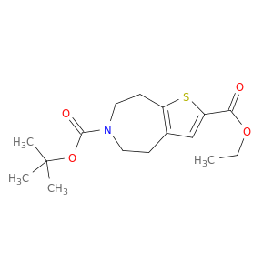 6-TERT-BUTYL 2-ETHYL 4,5,7,8-TETRAHYDROTHIENO[2,3-D]AZEPINE-2,6-DICARBOXYLATE