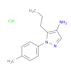 1-(4-Methylphenyl)-5-propyl-1H-pyrazol-4-amine Hydrochloride