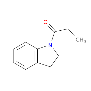 1H-Indole, 2,3-dihydro-1-(1-oxopropyl)-