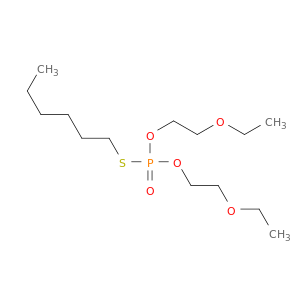 PHOSPHOROTHIOIC ACID O,O-BIS(2-ETHOXYETHYL) S-HEXYL ESTER