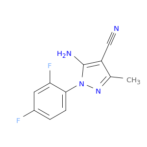 5-氨基-1-(2,4-二氟苯基)-3-甲基-1H-吡唑-4-甲腈