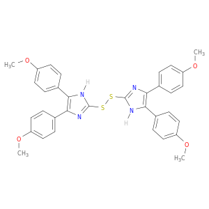 1H-Imidazole, 2,2'-dithiobis[4,5-bis(4-methoxyphenyl)-