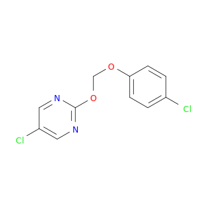 Pyrimidine, 5-chloro-2-[(4-chlorophenoxy)methoxy]-