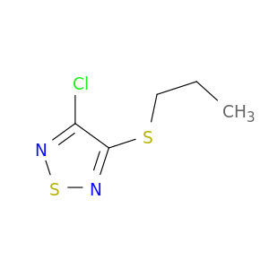 1,2,5-Thiadiazole, 3-chloro-4-(propylthio)-