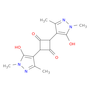 1,3-Cyclobutanedione, 2,4-bis(5-hydroxy-1,3-dimethyl-1H-pyrazol-4-yl)-