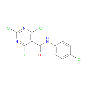 5-Pyrimidinecarboxamide, 2,4,6-trichloro-N-(4-chlorophenyl)-