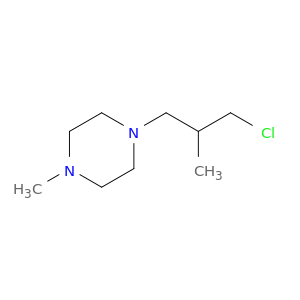 Piperazine, 1-(3-chloro-2-methylpropyl)-4-methyl-