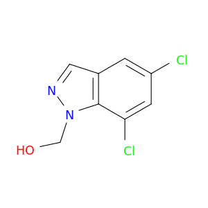 1H-Indazole-1-methanol,5,7-dichloro-