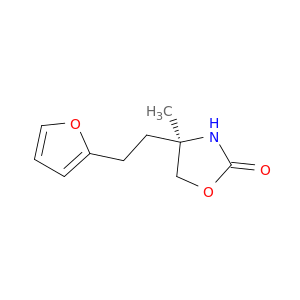 2-Oxazolidinone, 4-[2-(2-furanyl)ethyl]-4-methyl-, (4R)-