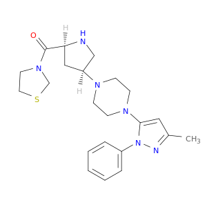 3-[[(2S,4S)-4-[4-(3-甲基-1-苯基-1H-吡唑-5-基)-1-哌嗪基]-2-吡咯烷基]甲酰基]噻唑烷