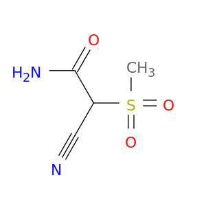 Acetamide, 2-cyano-2-(methylsulfonyl)-