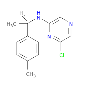 Pyrazinamine, 6-chloro-N-[(1R)-1-(4-methylphenyl)ethyl]-
