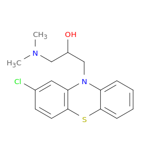 1-(2-chlorophenothiazin-10-yl)-3-dimethylamino-propan-2-ol
