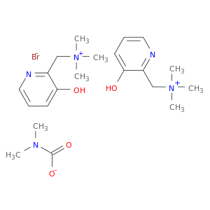 ((3-HYDROXY-PYRIDIN-2-YL)METHYL)TRIMETHYLAMMONIUM BROMIDE DIMETHYLCARBAMATE