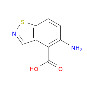1,2-Benzisothiazole-4-carboxylicacid, 5-amino-
