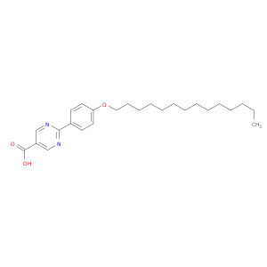 5-Pyrimidinecarboxylic acid, 2-[4-(tetradecyloxy)phenyl]-