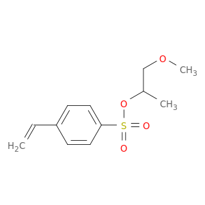 Benzenesulfonic acid, 4-ethenyl-, 2-methoxy-1-methylethyl ester