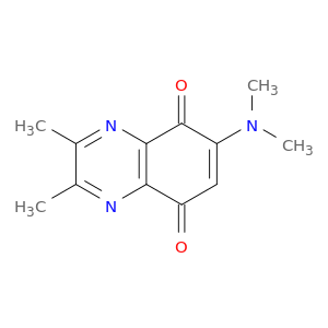 5,8-Quinoxalinedione, 6-(dimethylamino)-2,3-dimethyl-