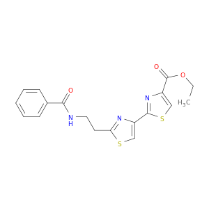 [2,4'-Bithiazole]-4-carboxylicacid, 2'-[2-(benzoylamino)ethyl]-, ethyl ester
