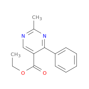 ETHYL-2-METHYL-4-PHENYL-5-PYRIMIDINE CARBOXYLATE
