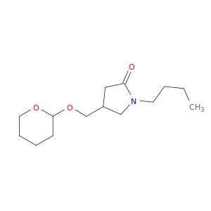2-Pyrrolidinone, 1-butyl-4-[[(tetrahydro-2H-pyran-2-yl)oxy]methyl]-