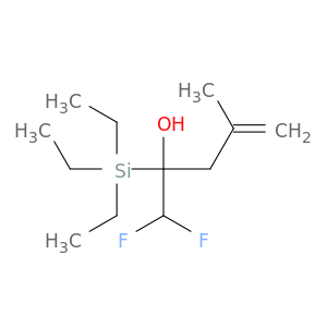 4-Penten-2-ol, 1,1-difluoro-4-methyl-2-(triethylsilyl)-