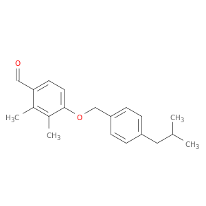 Benzaldehyde, 2,3-dimethyl-4-[[4-(2-methylpropyl)phenyl]methoxy]-