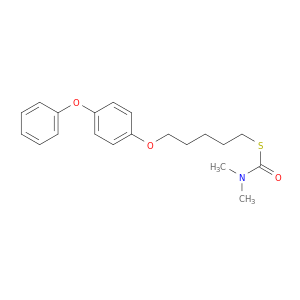 Carbamothioic acid, dimethyl-, S-[5-(4-phenoxyphenoxy)pentyl] ester