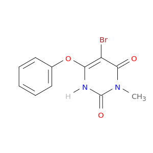 2,4(1H,3H)-Pyrimidinedione, 5-bromo-3-methyl-6-phenoxy-