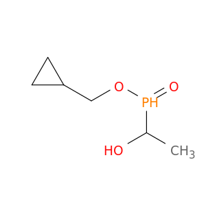 Phosphinic acid, (1-hydroxyethyl)-, cyclopropylmethyl ester