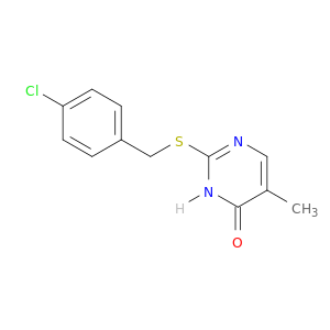 2-[(4-chlorobenzyl)sulfanyl]-5-methylpyrimidin-4(3h)-one