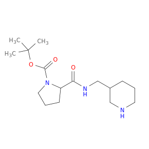 tert-butyl 2-[(piperidin-3-ylmethyl)carbamoyl]pyrrolidine-1-carboxylate
