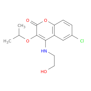 6-chloro-4-[(2-hydroxyethyl)amino]-3-(propan-2-yloxy)-2h-chromen-2-one
