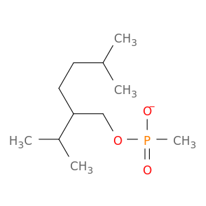 Phosphonic acid, methyl-, mono[5-methyl-2-(1-methylethyl)hexyl] ester