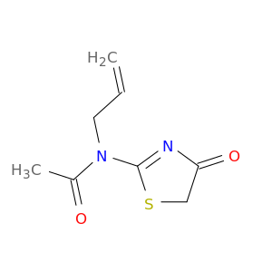 Acetamide, N-(4,5-dihydro-4-oxo-2-thiazolyl)-N-2-propenyl-