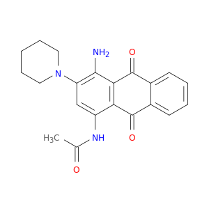 N-[4-AMINO-9,10-DIOXO-3-(PIPERIDIN-1-YL)ANTHRACEN-1-YL]ACETAMIDE