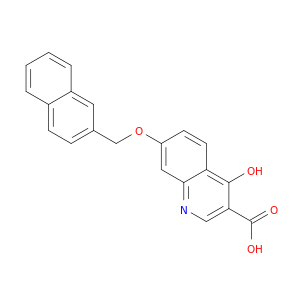 3-Quinolinecarboxylicacid, 4-hydroxy-7-(2-naphthalenylmethoxy)-