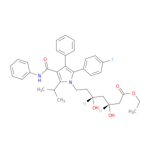 (βR,δR)-2-(4-氟苯基)-β,δ-二羟基-5-(1-甲基乙基)-3-苯基-4-[(苯胺基)羰基]-1H-吡咯-1-庚酸乙酯