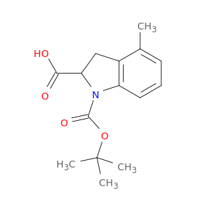 1-[(Tert-butoxy)carbonyl]-4-methyl-2,3-dihydro-1H-indole-2-carboxylic Acid