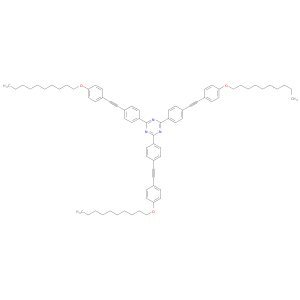 1,3,5-Triazine, 2,4,6-tris[4-[[4-(decyloxy)phenyl]ethynyl]phenyl]-