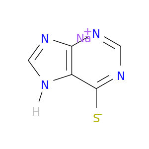 sodium 7H-purine-6-thiolate