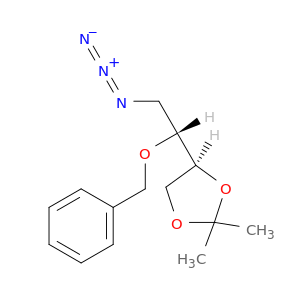(4S)-4-[(1R)-2-叠氮-1-(苄氧基)乙基]-2,2-二甲基-1,3-二氧戊环