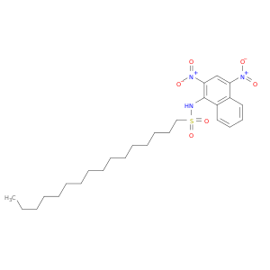1-Hexadecanesulfonamide, N-(2,4-dinitro-1-naphthalenyl)-